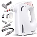 Handheld Steam Cleaner, Handheld Steamer for Cleaning, with Steam Lock Button for Hands-free Steaming, Continuous Steam with Unlimited Use Time, 120℃, for Home Furniture Upholstery Sofa Grout Tile