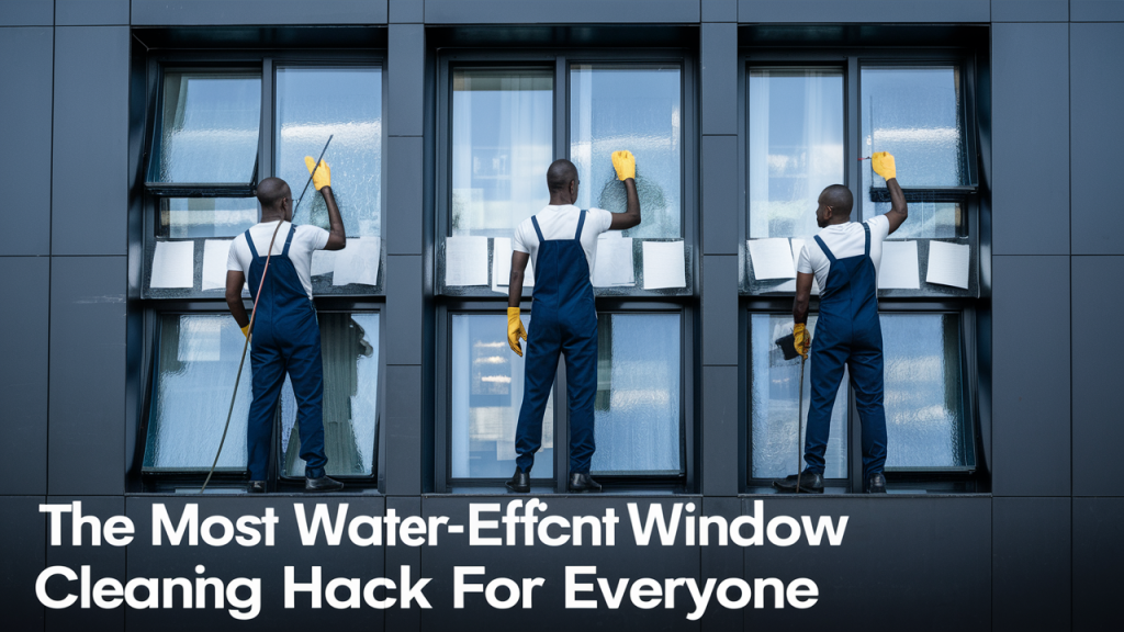 The Most Water-Efficient Window Cleaning Hack for Everyone