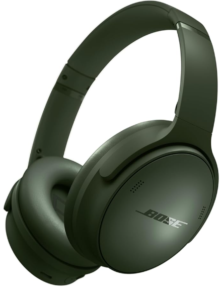 Bose QuietComfort Wireless Noise Cancelling Headphones, Bluetooth Over Ear Headphones with Up To 24 Hours of Battery Life, Cypress Green - Limited Edition Color