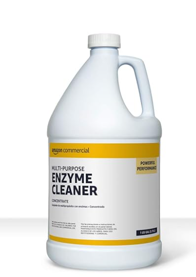 Amazon Commercial Multi-Purpose Enzyme Cleaner, Mint, 1 gallon, 