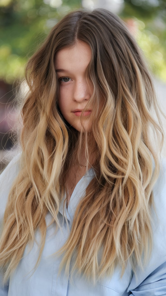 Fall Bronde Balayage Tape-In Hair Extensions Must Have