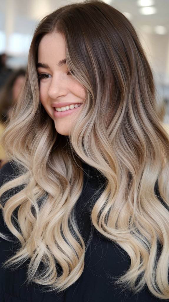 Fall Bronde Balayage Tape-In Hair Extensions Must Have