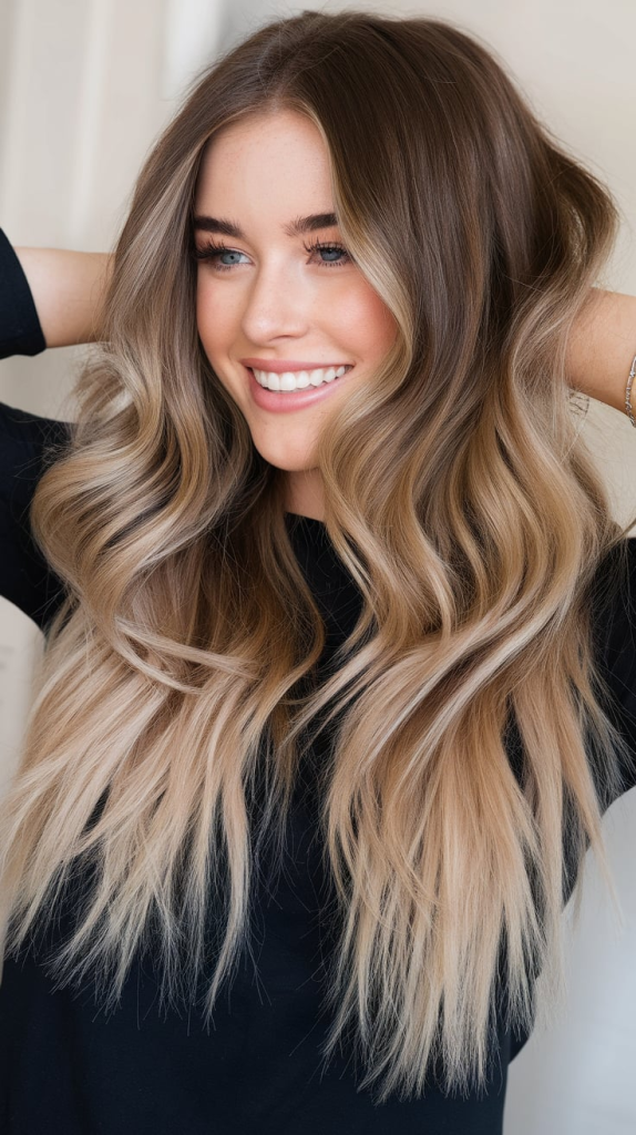 Fall Bronde Balayage Tape-In Hair Extensions Must Have