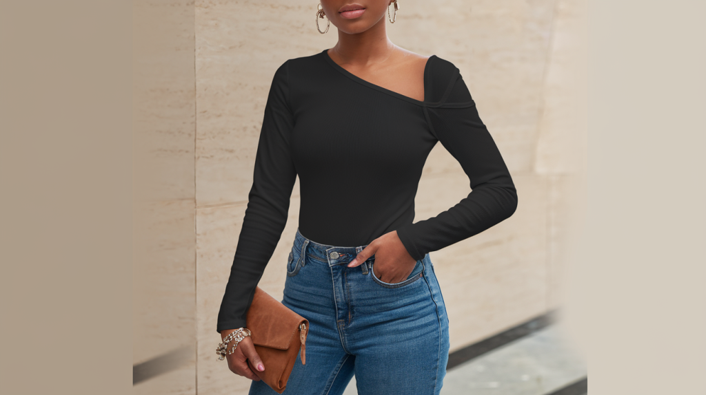 Off-the-Shoulder Top Outfits For Fall Events